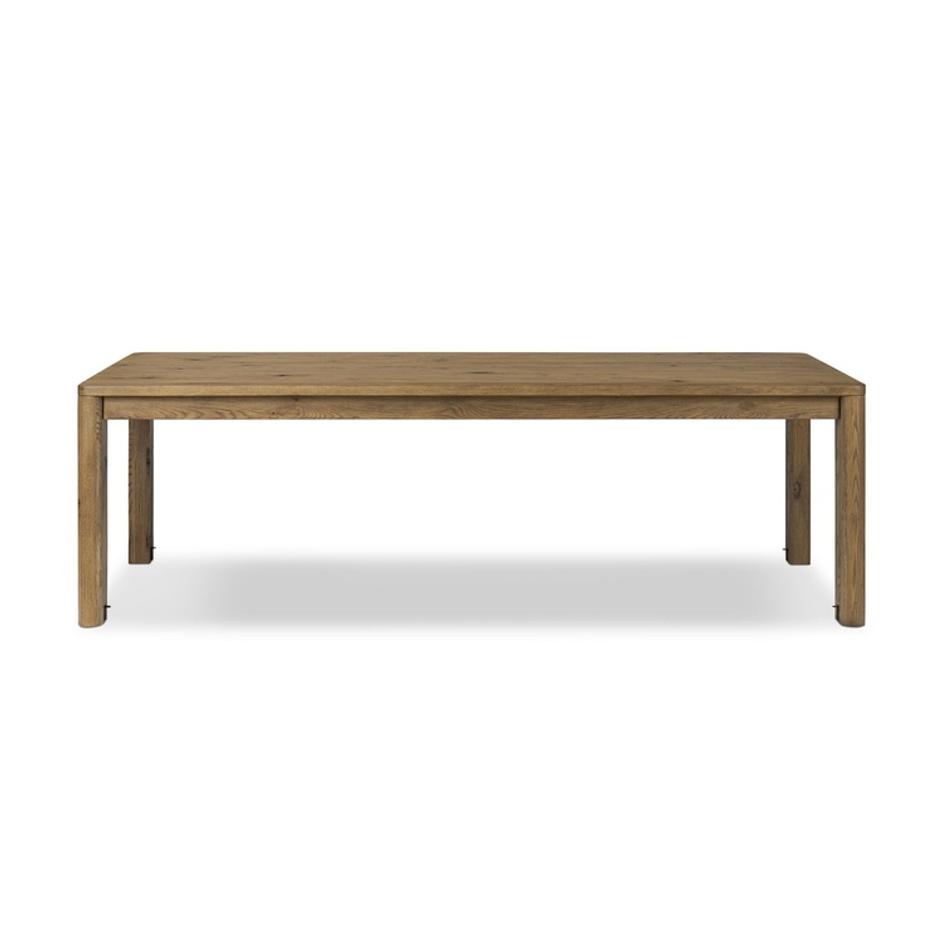 Noeline Double Extension Dining Table - Resawn Worn Oak by Four Hands