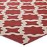 Selena Moroccan Trellis 4X6 Indoor And Outdoor Area Rug In Red And Beige by Modway Furniture