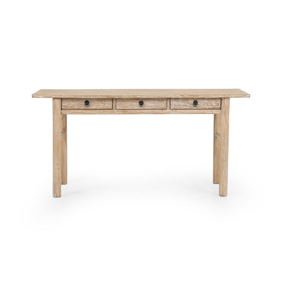 Griffith Desk in Whitewash by FOUR HANDS