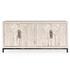 Lisbon 4Dr Sideboard White by Classic Home