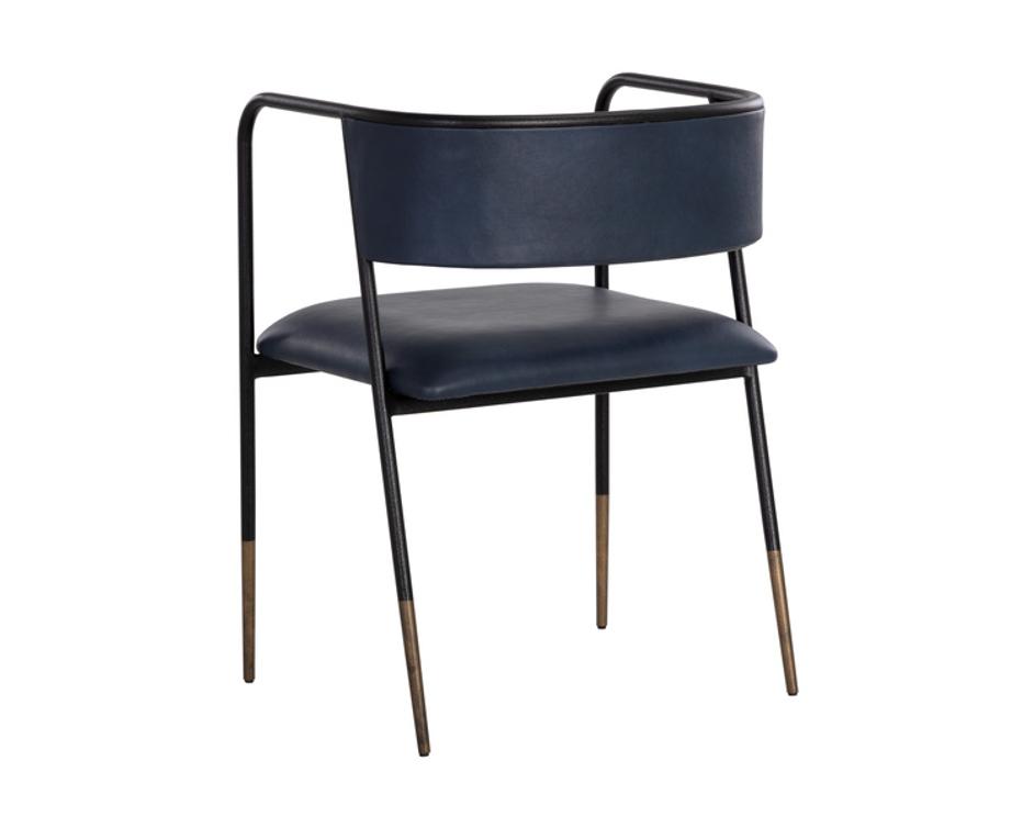 BRENAN DINING ARMCHAIR - BRAVO ADMIRAL by Sunpan