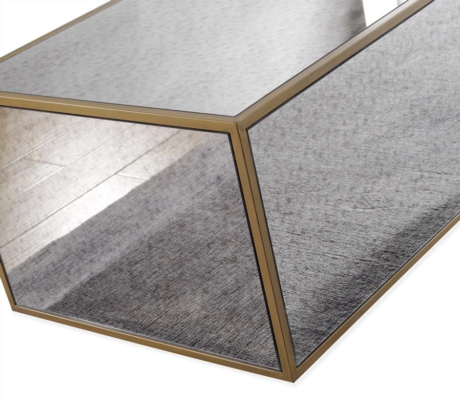 Lana Mirrored Coffee Table by tov furniture