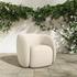 Rae Outdoor Accent Chair Cream by Moes Home