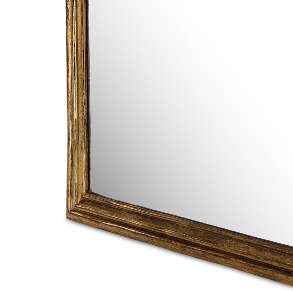 Vintage Louis Floor Mirror In Antiqued by FOUR HANDS