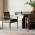 Xavier Dining Armchair in Black by FOUR HANDS