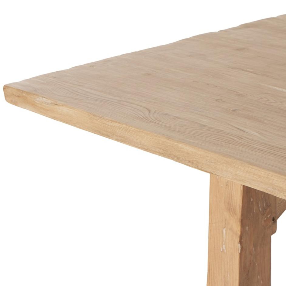 Clanton Dining Table In Aged Light Pine by FOUR HANDS