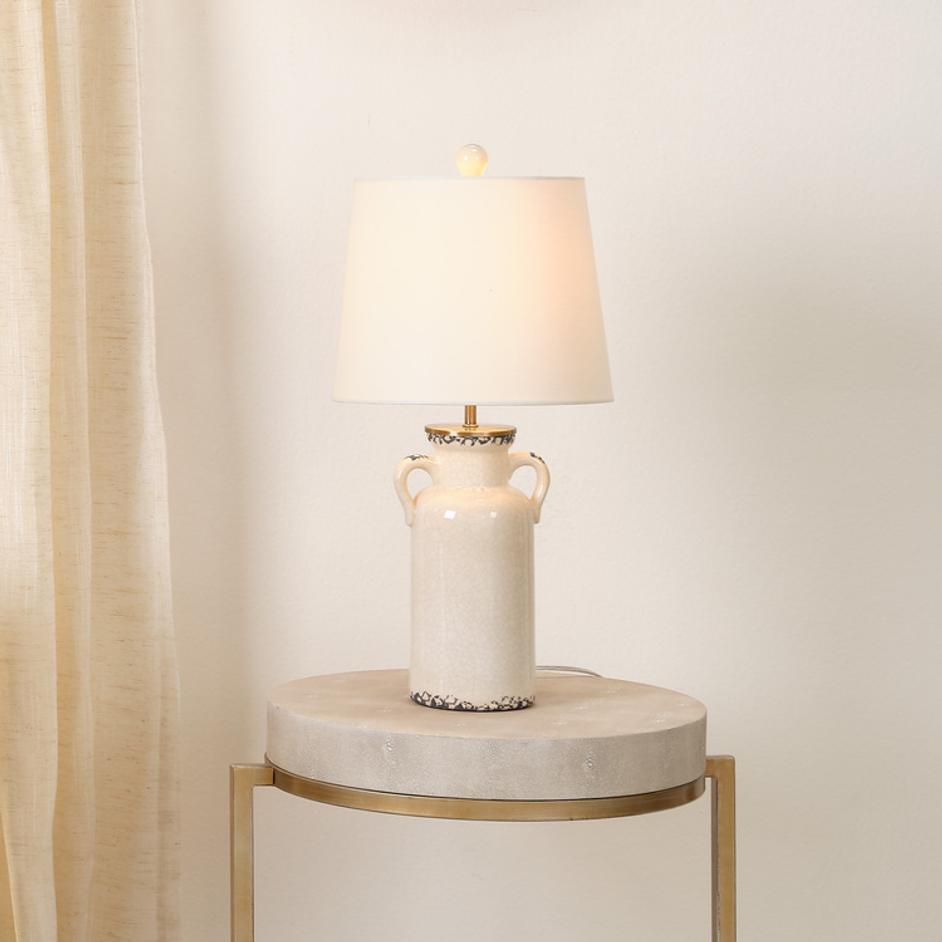 Piper Ceramic Table Lamp, Cream by Jamie Young