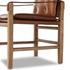 Lenz Dining Armchair In Sonoma Chestnut by FOUR HANDS