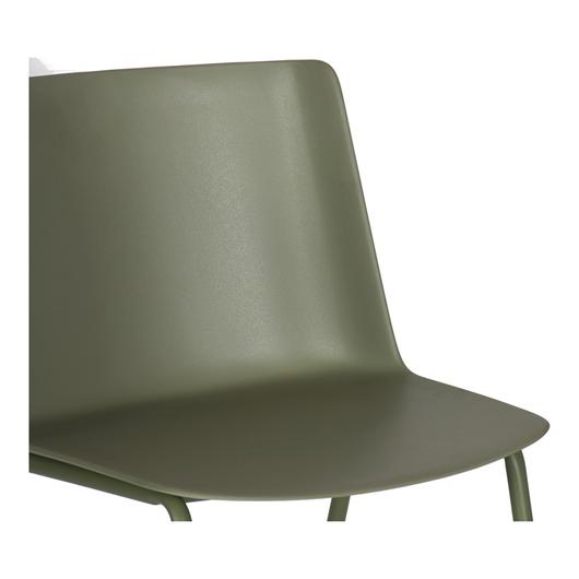 SILLA OUTDOOR DINING CHAIR SAGE GREEN-M2 by Moes Home
