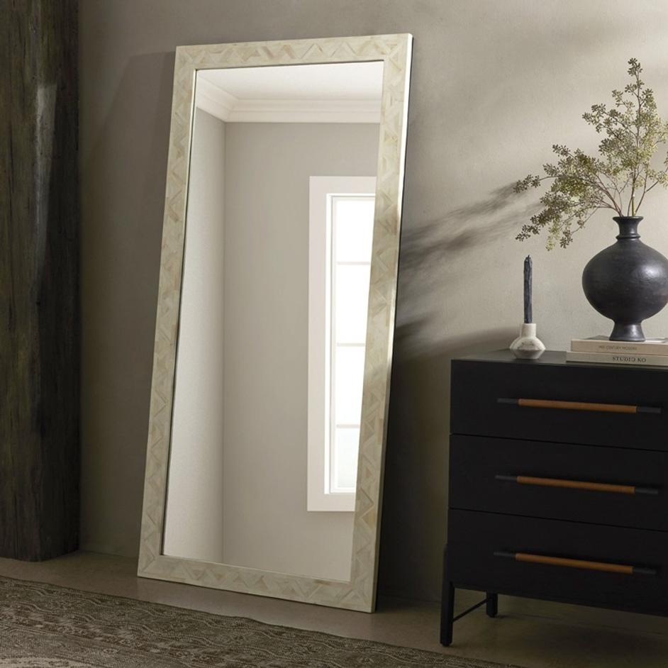 Loredo Floor Mirror - Black Iron by Four Hands