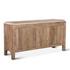 Tangiers 61" Dresser Natural White by Home Trends & Design