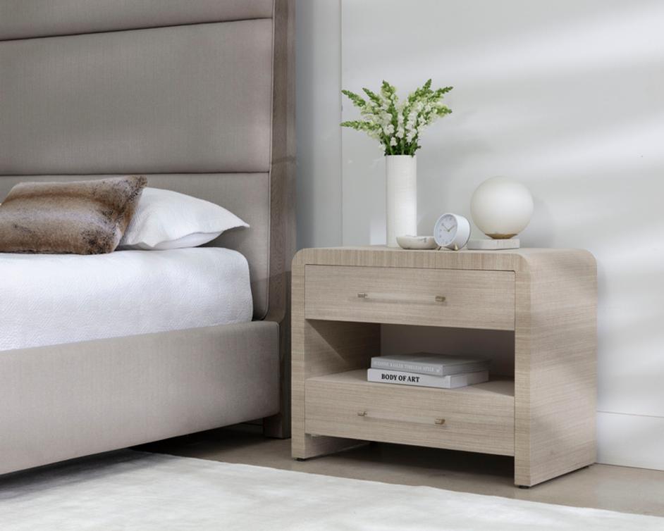 ATHERTON NIGHTSTAND - SAND by Sunpan