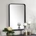 Croften Black Vanity Mirror by Uttermost