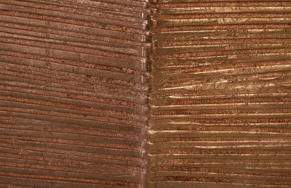 Carved Round Leaf on Metal Stand, Small by PHILLIPS COLLECTION