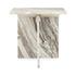 Bexly Marble Square End Table by Classic Home