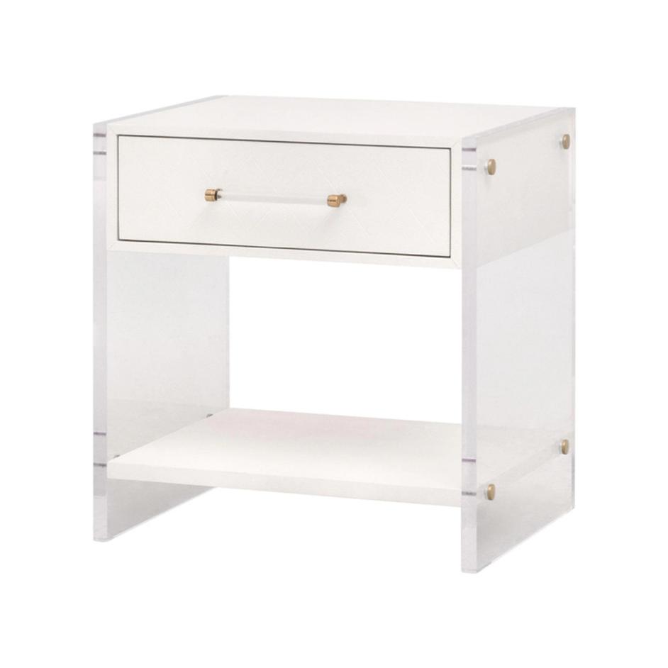 Sonia Shagreen 1-Drawer Nightstand by Essentials For Living