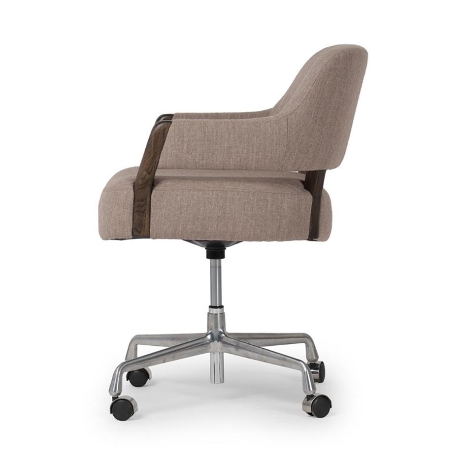 Henrik Desk Chair In Alcala Fawn by Four Hands