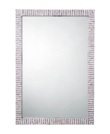 Marmont Mother of Pearl Rectangle Wall Mirror by Jamie Young