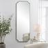 Lennox Nickel Tall Mirror by Uttermost