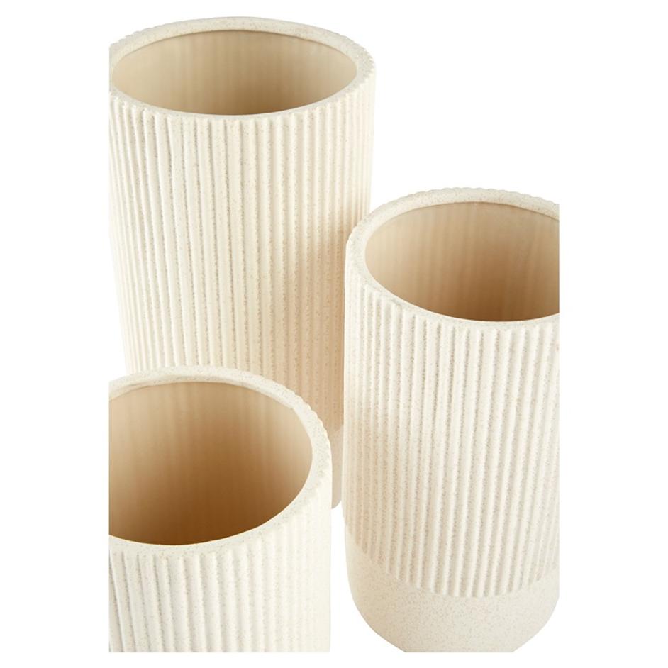 Harmonica Vase | White - Small by Cyan Design