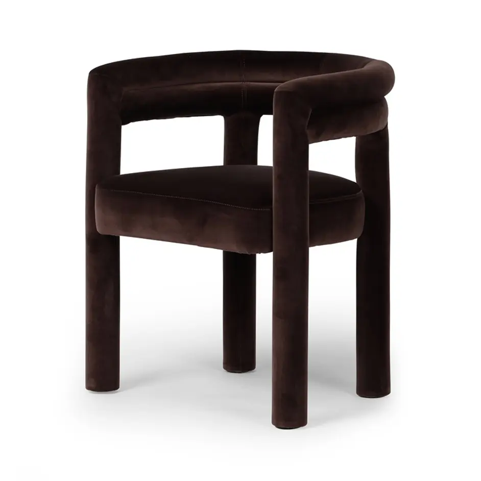 Tacova Dining Chair in Surrey Cocoa by FOUR HANDS