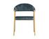 BURGOS DINING ARMCHAIR - NONO PETROL by Sunpan