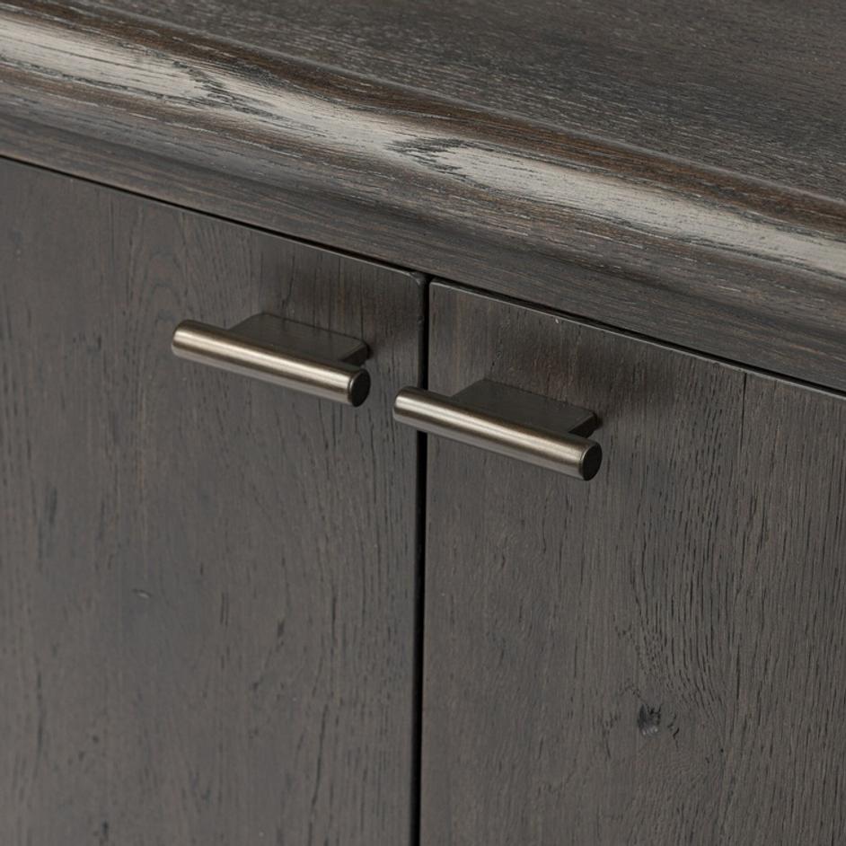 Glenview 6 Door Sideboard - Cracked Smoked Black Veneer by Four Hands