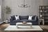 Audrey Upholstered Large Sofa Rise by Classic Home