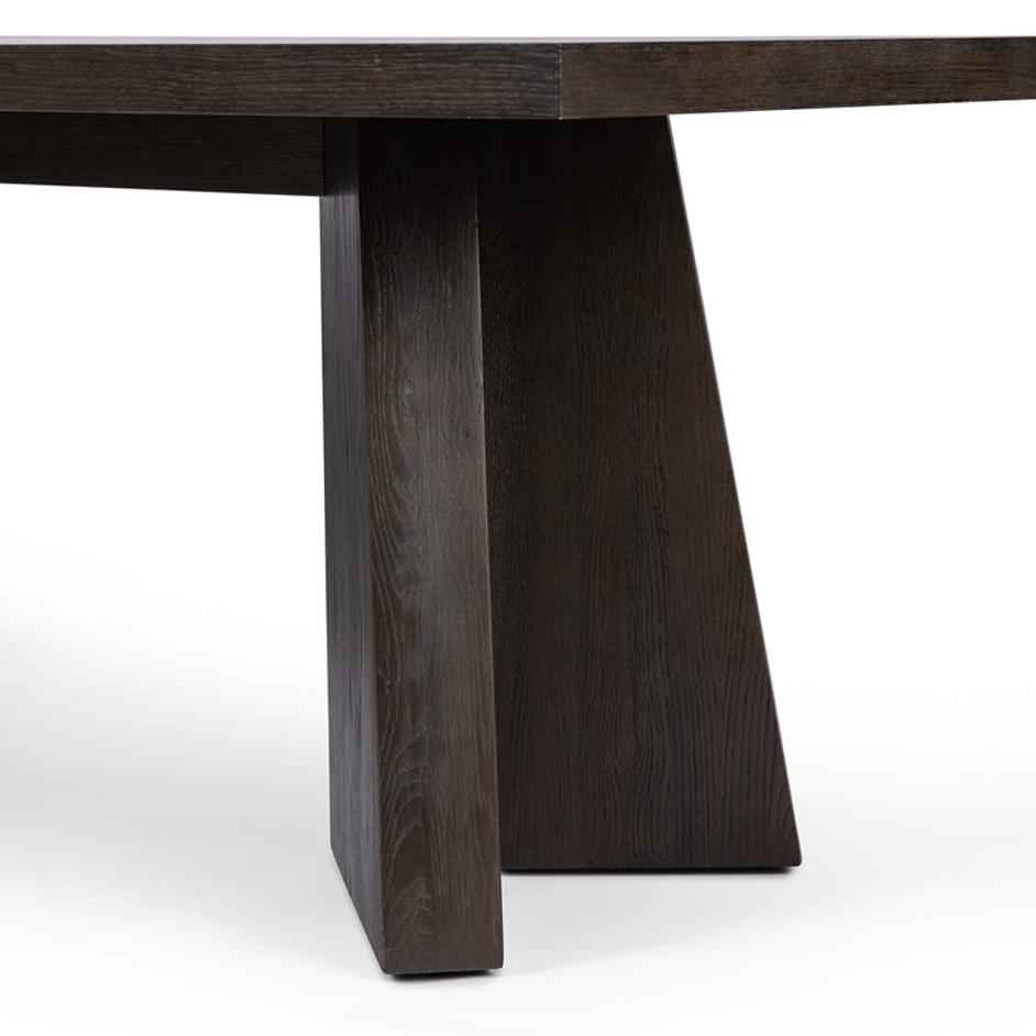 Shavano Dining Table - Espresso Oak Veneer by Four Hands