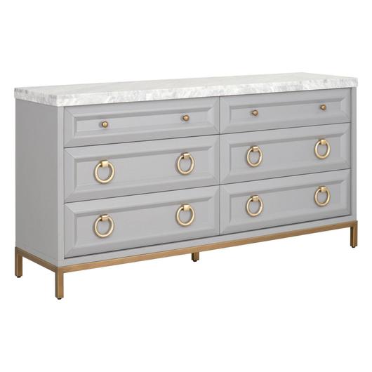 Azure Carrera 6-Drawer Double Dresser by Essentials For Living