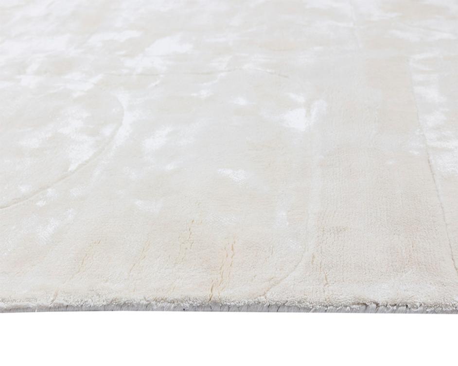 CARUSO HAND-LOOMED RUG - CREAM / IVORY - 6' X 9' by Sunpan
