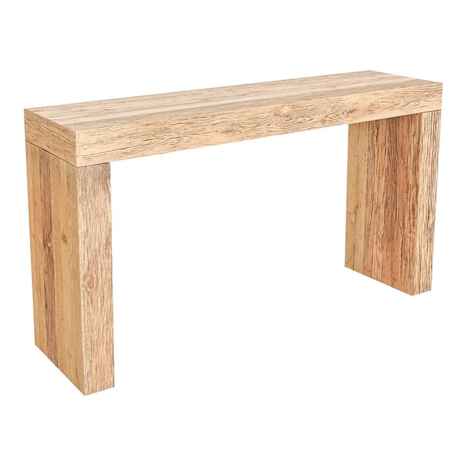 EVANDER CONSOLE TABLE AGED OAK by Moes Home
