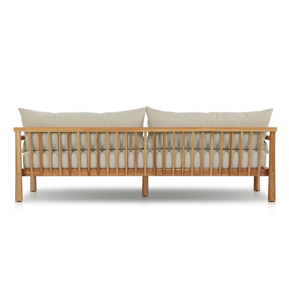 Irvine Outdoor Sofa 96" in Natural Teak by FOUR HANDS