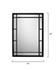 Chelsea Iron Rectangle Wall Mirror, Black by Jamie Young