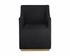 Zane Wheeled Lounge Chair - Abbington Black by Sunpan