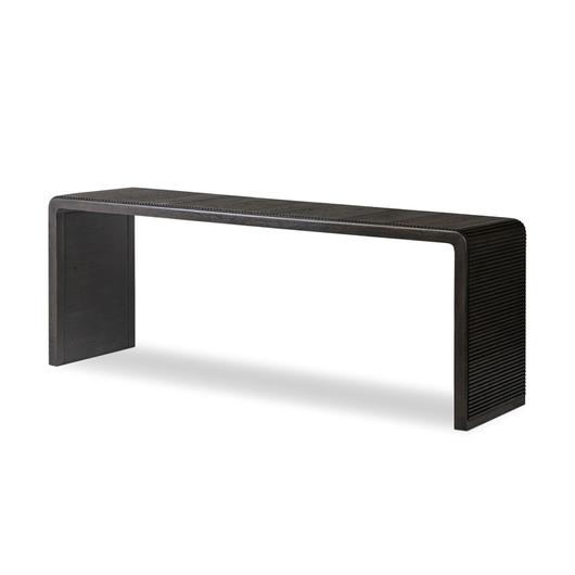 Leo Console Table - Smoked Black by Four Hands