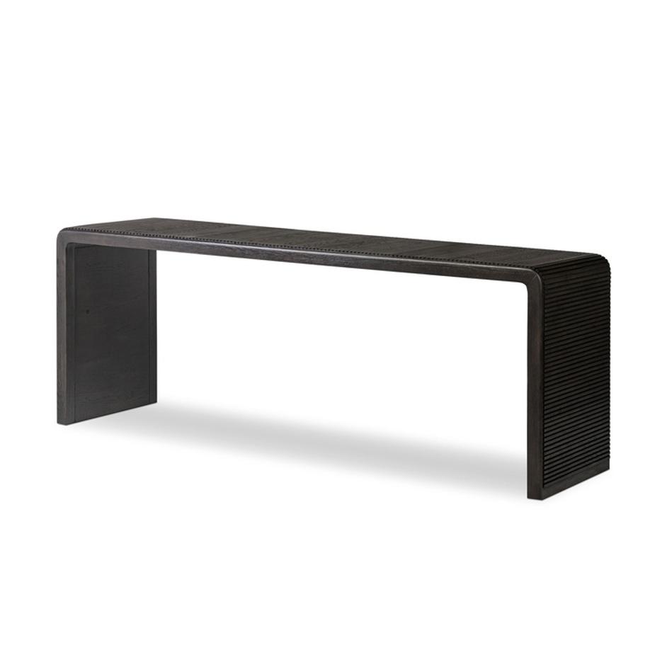 Leo Console Table - Smoked Black by Four Hands