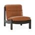 Owen Leather Accent Chair Maple Brown by Classic Home