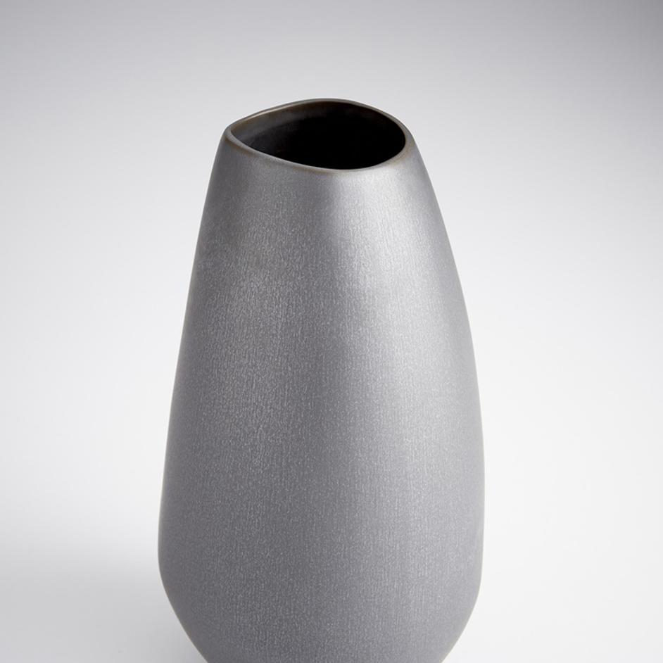 Sharp Slate Vase in Slate by Cyan Design