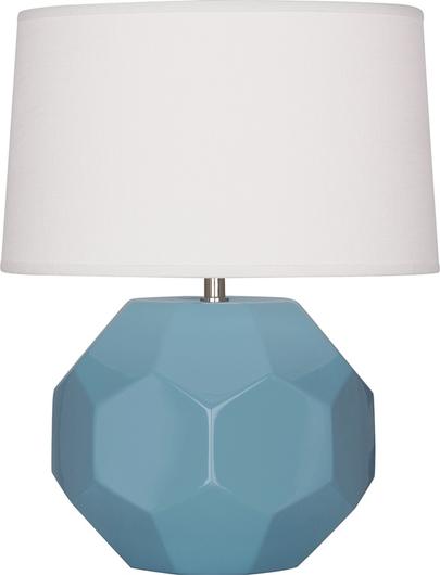 Steel Blue Franklin Accent Lamp by Robert Abbey