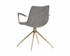 Andres Swivel Dining Armchair - Belfast Koala Grey by Sunpan