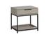 Rebel Nightstand - Black - Taupe by Sunpan