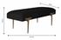Brno Black Velvet Bench by tov furniture