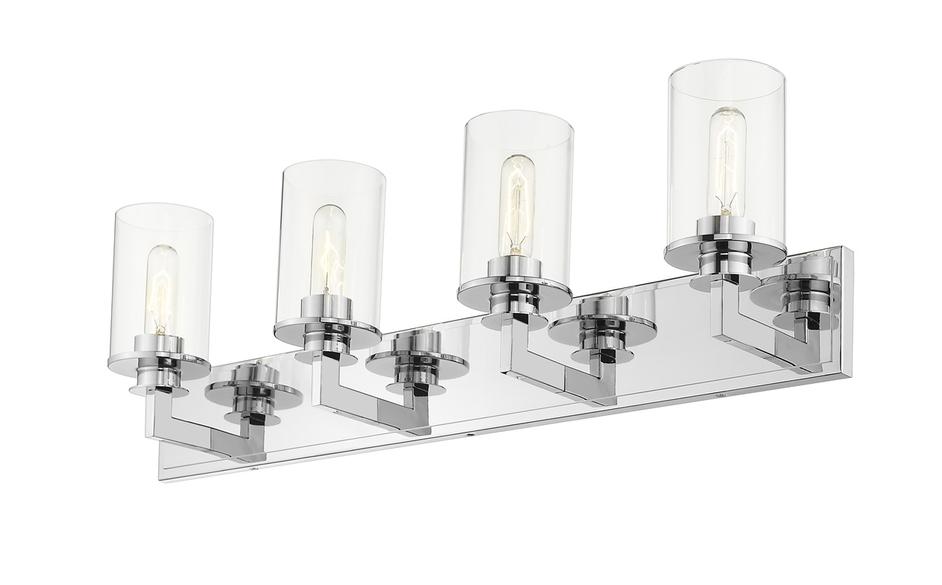 Savannah 4 Light Vanity in Chrome Finish by Z-Lite