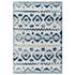 Burket Takara Abstract Diamond Moroccan Trellis 5X8 Indoor And Outdoor Area Rug In Ivory And Blue by Modway Furniture