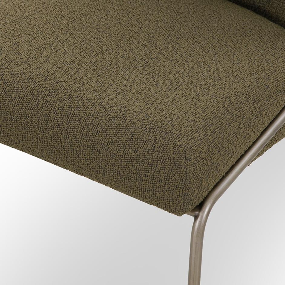 Astrud Dining Chair In Fiqa Boucle Olive by FOUR HANDS