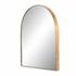 Georgina Wide Mirror In Polished Brass by FOUR HANDS