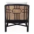 Ferrara Rattan Accent Arm Chair In Black/ Natural by New Pacific Direct