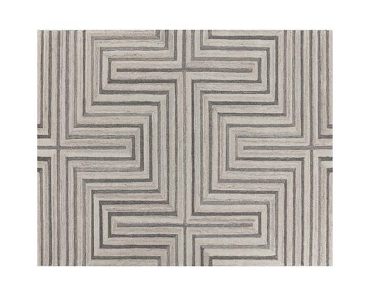 OSLOW HAND-TUFTED RUG - BEIGE / GREY - 8' X 10' by Sunpan