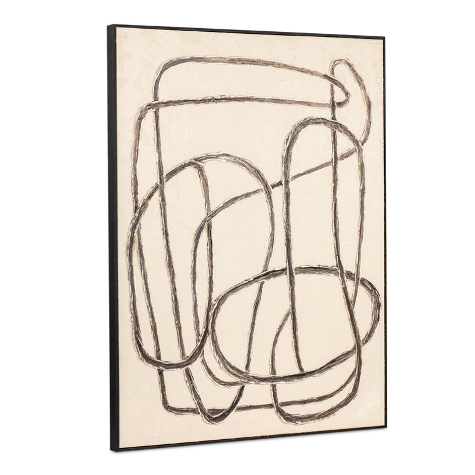 Encounters Framed Painting by Moes Home